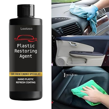 Nano Plastic Revitalizing Coating Agent for Car – Restore & Protect Plastic Surfaces with Advanced Nano Technology 100ml (Pack of 2)