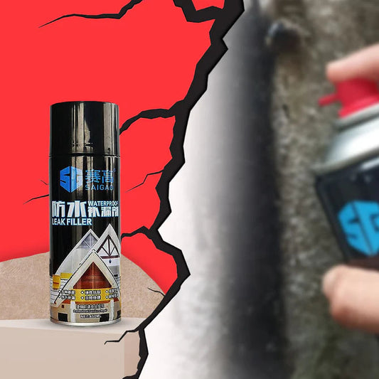 Waterproof Leak Filler Spray – Heavy-Duty Rubber Flexx Sealant for Cracks, Roofs, Gutters & Pipe Repairs