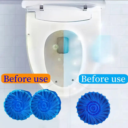 Toilet Cleaning Tablets - Pack of 10 – Effortless Deep Clean, Fresh Scent, and Powerful Odor Control for a Hygienic Bathroom