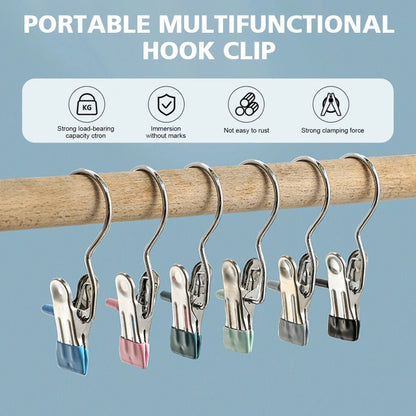 Laundry Boot Hanging Hook Clips - (Pack of 10)