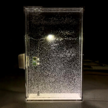 Snowy Night Street Lamp | DIY Materials Street Flowing Lamp