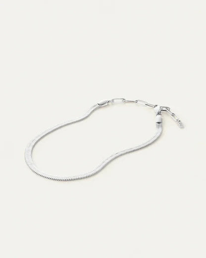 Anti Tarnish Lucky Silver Snake Anklets