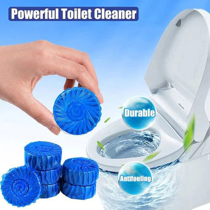 Toilet Cleaning Tablets - Pack of 10 – Effortless Deep Clean, Fresh Scent, and Powerful Odor Control for a Hygienic Bathroom