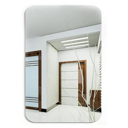 Modern Acrylic Mirror Duo: Oval & Square Set for Perfect Home Accents (Pack of 2)