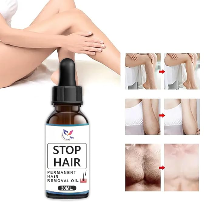 Stop Hair Oil for Permanent Hair Removal – Safe, Natural & Pain-Free Solution (Pack of 1 )
