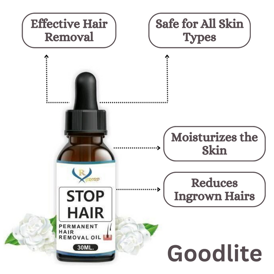 Stop Hair Oil for Permanent Hair Removal – Safe, Natural & Pain-Free Solution (Pack of 1 )